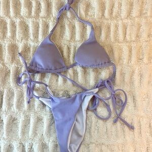 SHEIN Lavender Bikini Set